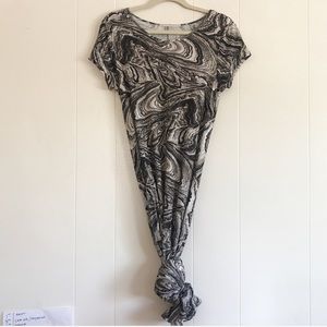 Peruvian collection marble maxi dress